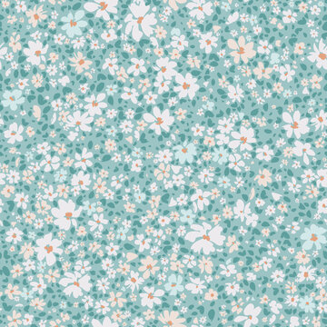 Floral seamless background for spring © Maria