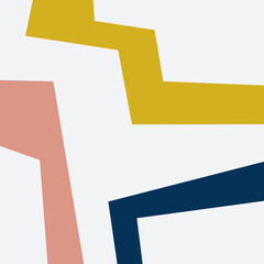 Abstract fun background. Colour shapes pattern. Splash fun backdrop. Vector Illustration