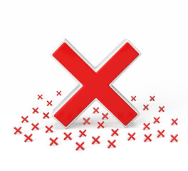 Obraz premium 3D X-Symbol