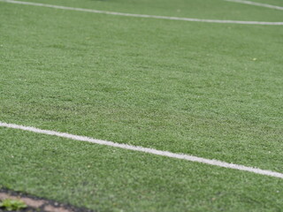 corner of a football field