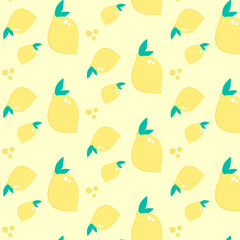 summer lemon pattern