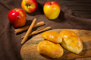 Fresh apple buns