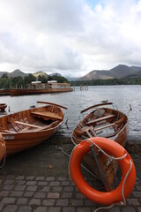 boat on the lake