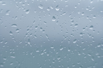 raindrops on window panes, background with space to write