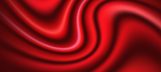 Red wave. Abstract luxury background. Luxurious backdrop.
