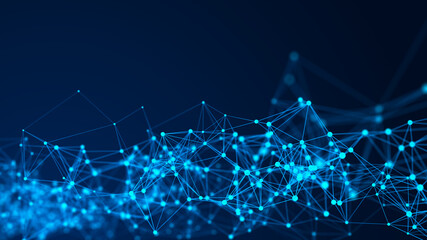 Technological background . Network connection structure. Digital data communication. 3D