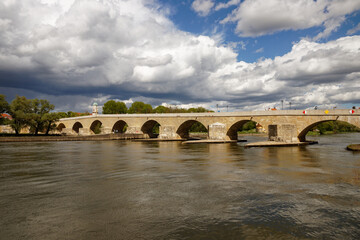 Fototapeta premium bridge over the river
