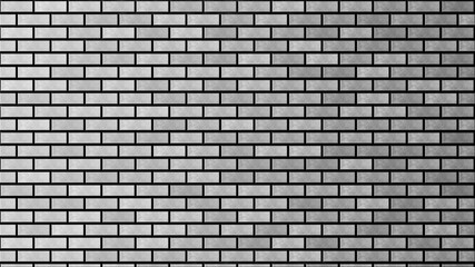 Fototapeta na wymiar a gray brick wall can be used as a background