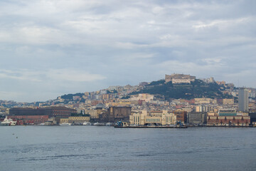 sea and coast as well as yachts and boats in Ischia Italy