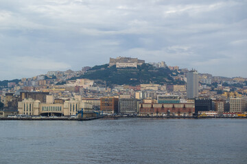 sea and coast as well as yachts and boats in Ischia Italy