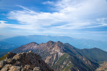 Obraz premium 八ヶ岳連峰 阿弥陀岳から望む絶景