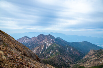 八ヶ岳連峰 阿弥陀岳から望む絶景