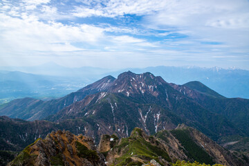 八ヶ岳連峰 阿弥陀岳から望む絶景