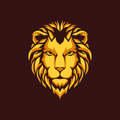 Lion King Animal Vector Logo Design