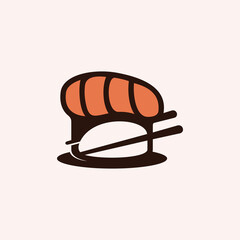 Sushi Food Vector Logo Design