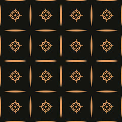 Vector ornamental seamless pattern. Background and wallpaper in ethnic style. Vector illustration can be used for backgrounds, motifs, textile, wallpapers, fabrics, gift wrapping, templates.