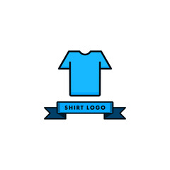 Clothing shop logo with color combinations. logo design suitable for shop, company, community, etc.