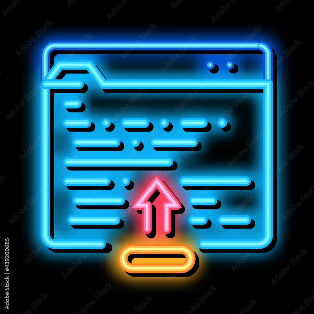Poster correction of mistakes in text neon light sign vector. glowing bright icon correction of mistakes in