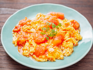 トマトと卵の炒め物（西紅柿炒鶏蛋）