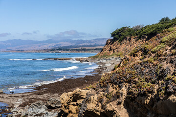view of the coast of Cambria, California