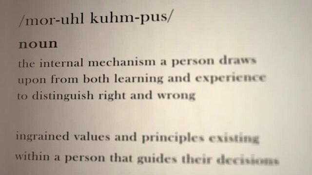 Moral Compass Definition