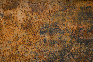 Grunge rusted metal texture, rust, and oxidized metal background. Old metal iron panel