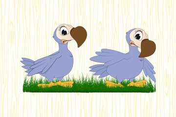 cute dodo bird animal cartoon © Curut Design Store