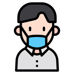 Obraz premium kid line icon