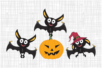 cute bat animal cartoon