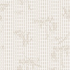 Brown Botanical Floral Seamless Pattern with striped Background