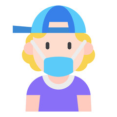 kid flat icon