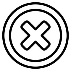 Fototapeta premium message outline style icon