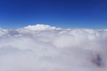 sky from above the clouds