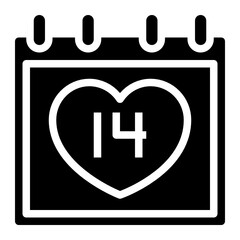 heart glyph icon