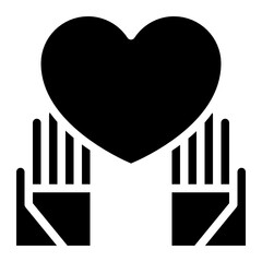 heart glyph icon