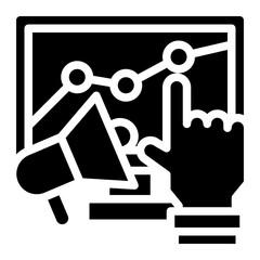 technology glyph icon