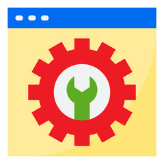 configulation flat style icon