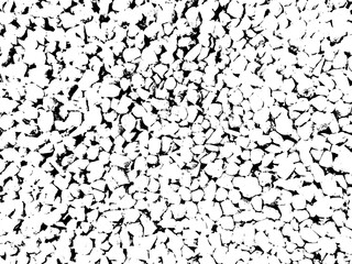 pebbles on the floor Black and white illustrations.