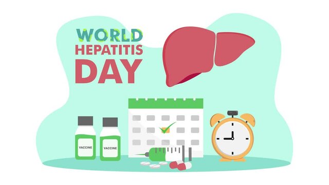 Vaccine of hepatitis virus with clock and calendar