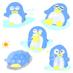 暑い夏こそペンギン4点セット