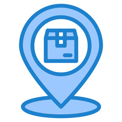 location blue style icon