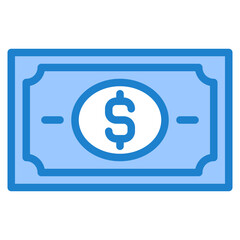 money blue style icon