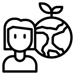 female line icon