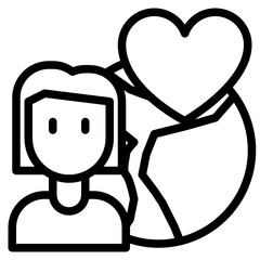 female line icon