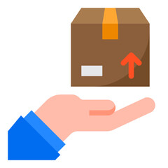 delivery flat style icon