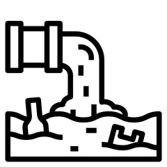 sewage line icon