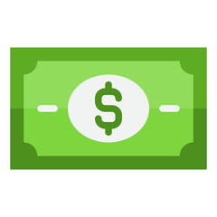 money flat style icon