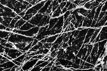 Black marble background with nature seamless white vein patterns