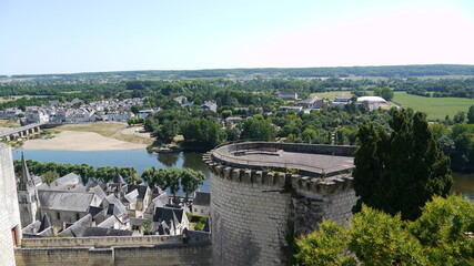 Fototapeta premium Château de Chinon en France