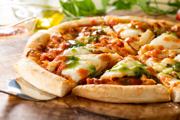 フレッシュモッツァレラのピッツァマルゲリータ